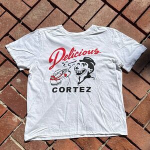 Nike Delicious Cortez T-shirt - white - XL - Pre-Owned